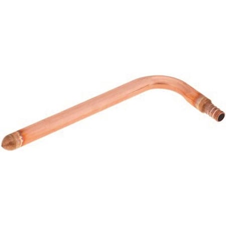 Sioux Chief 1/2 in. x 3-1/2 in. x 8 in. Copper Stub Out PEX 90-Degree Elbow 630X248